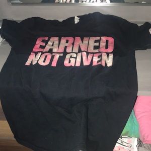 A inspirational cheer t-shirt